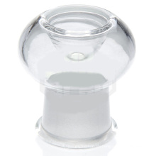 Cristal transparente de 14 o 18 mm Bowl femenino para el tabaco (ES-AC-008)